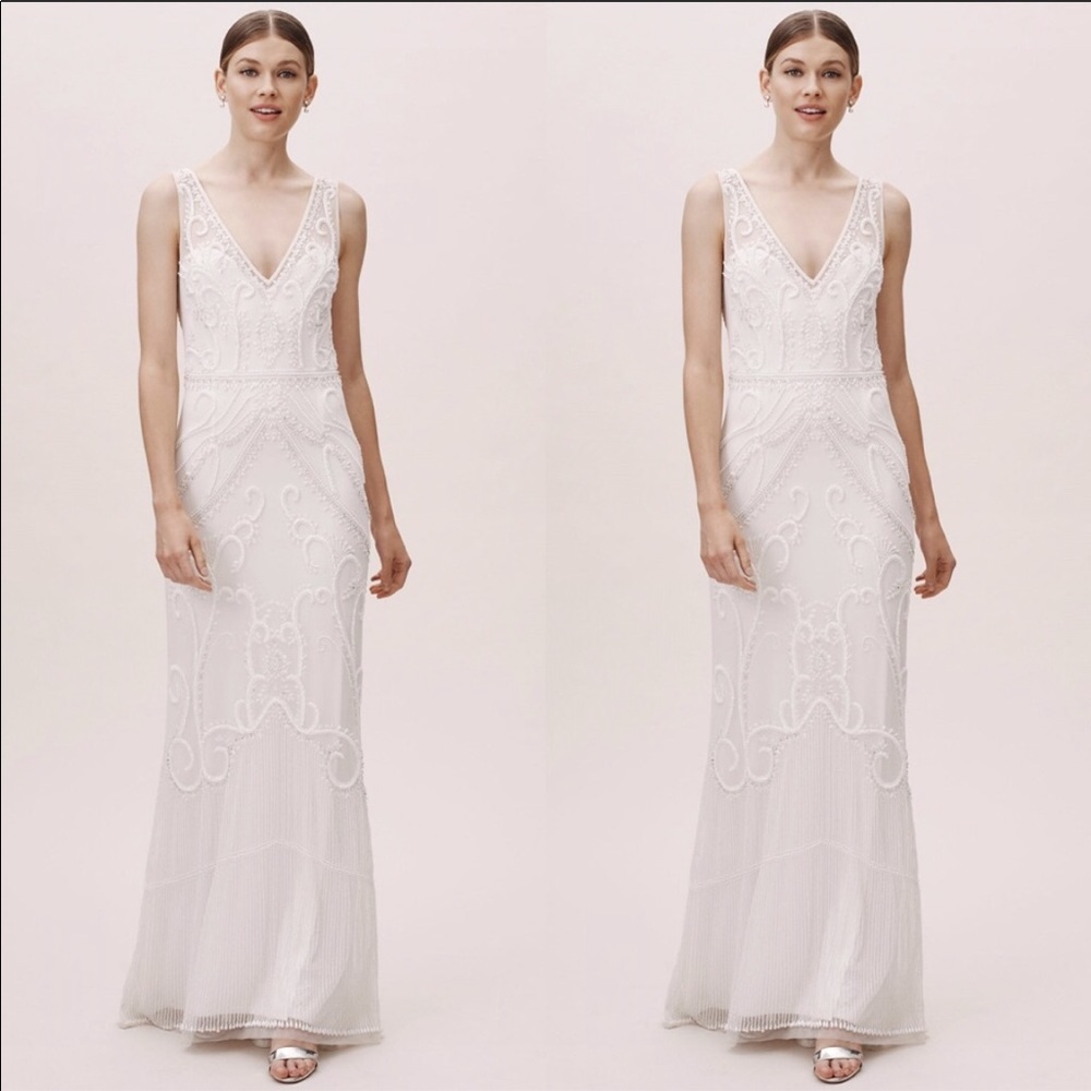 Anthropologie x BHLDN Sorrento Embellished Dress - Picture 3 of 12
